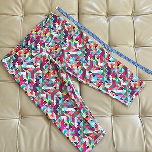 Fabletics multi color capri pants size M